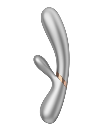 satisfyer-hot-lover-heating-vibrator-silver