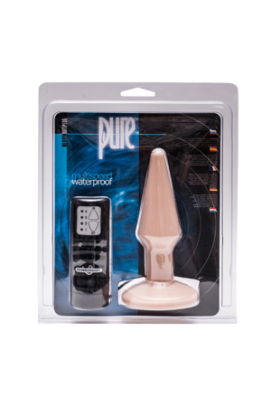 Анальная пробка средняя  с вибрацией (1)