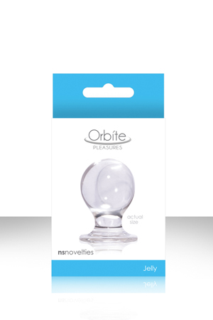 Анальная пробка ORBITE малая прозрачная