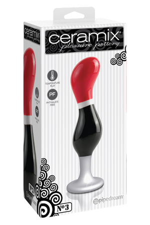 Анальная пробка керамическая