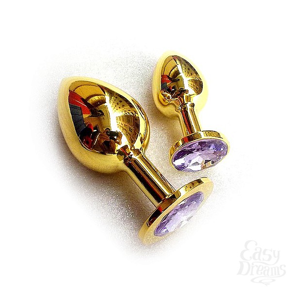 Втулка анальная золотая малая