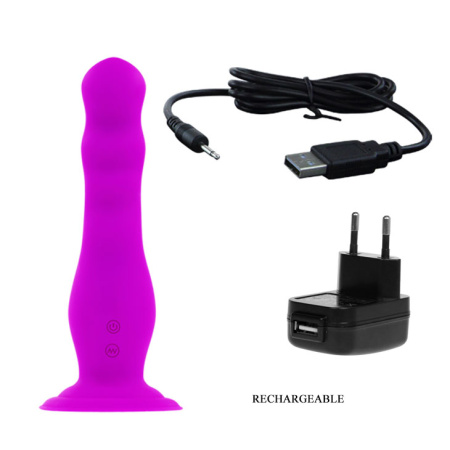 Вибромассажер на присоске водонепроницаемый Moving (5)