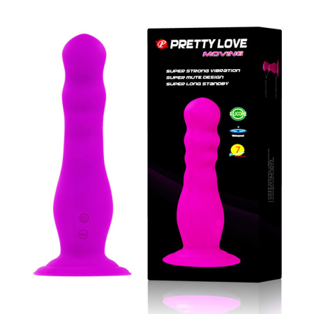 Вибромассажер на присоске водонепроницаемый Moving 