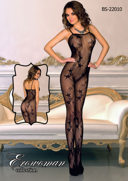 Комбинезон сетка с рисунком