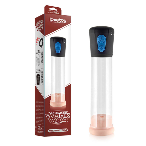 Помпа мужская автоматическая Worx VX3 Lovetoy