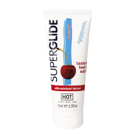 Съедобный лубрикант со вкусом клубники 75 мл.Cherry