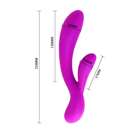 Вибромассажер с клиторальным стимулятором ANGELA (3)