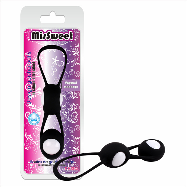 Вагинальные шарики Geisha черн,